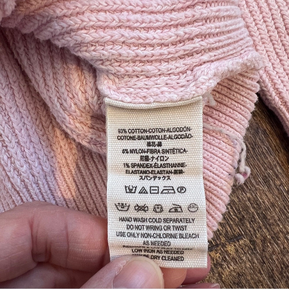 Pink Ribbed Sweater - Picture 8 of 9